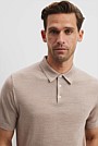 Australian Merino Short Sleeve Button Knit Polo
