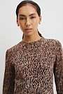 Australian Cotton Blend Print Jersey Dress