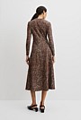Australian Cotton Blend Print Jersey Dress