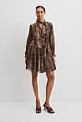 Print Cheetah Mini Dress