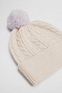 Pom Cable Beanie