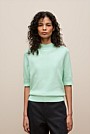 Boucle Mock Neck