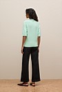 Boucle Mock Neck