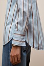 Jacquard Stripe Long Sleeve Shirt