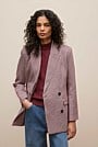 Puppytooth Ponte Double Breasted Blazer