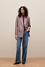Puppytooth Ponte Double Breasted Blazer