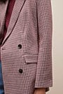 Puppytooth Ponte Double Breasted Blazer