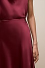 Satin Bias Cut Skirt