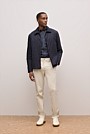 Regular Fit Poplin Grid Long Sleeve Shirt