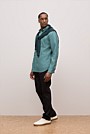 Regular Fit Linen Micro Check Long Sleeve Shirt