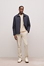 Mercerised Cotton Tipped Long Sleeve T-shirt