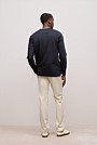 Mercerised Cotton Tipped Long Sleeve T-shirt