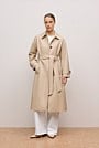 Double Cloth Longline Trench Coat