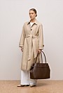 Double Cloth Longline Trench Coat