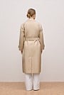 Double Cloth Longline Trench Coat