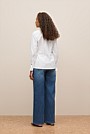 Cotton Poplin Wrap Shirt