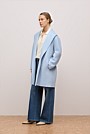 Double Faced Wool Wrap Coat