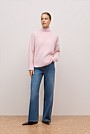 Alpaca Merino Blend Relaxed Mock Neck
