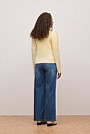 Brushed Alpaca Button Through Cardigan