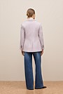 Italian Wool Blend Double Breasted Blazer