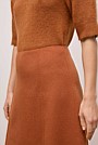Double Faced Wool Skirt