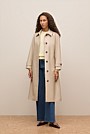 Wool Cashmere Cable Detail Crew