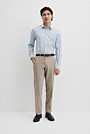 Slim Fit Cotton Stretch Stripe Shirt