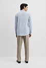 Slim Fit Cotton Stretch Stripe Shirt