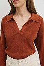 Cotton Linen Long Sleeve Knit