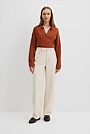 Cotton Linen Long Sleeve Knit