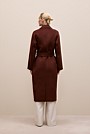Brushed Wool Double Breasted Coat