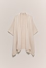 Cotton Cashmere Blend Poncho