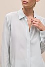 Silk Concealed Placket Shirt