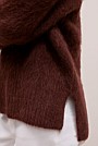 Brushed Alpaca Relaxed V Knit