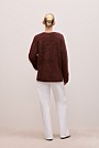 Brushed Alpaca Relaxed V Knit