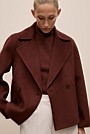 Double Faced Wool Peacoat