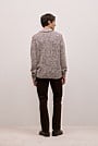 Textured Shawl Collar Knit