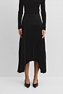 Plisse Midi Skirt