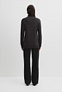 Compact Wool Longline Cardigan