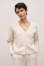 Brushed Alpaca Cardigan
