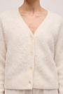 Brushed Alpaca Cardigan