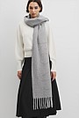 Alpaca Blend Herringbone Scarf