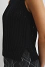 Australian Good Earth Cotton Pointelle Knit Tank