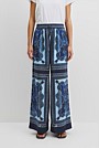 Scarf Print Pull-On Pant