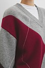 Extrafine Merino Argyle Knit