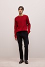 Merino Cable Detail Crew