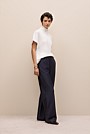 Cotton Cashmere Sleeveless High Neck Knit