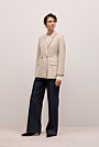 Italian Wool Blend Flecked Blazer
