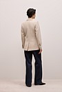 Italian Wool Blend Flecked Blazer