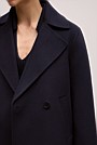 Double Faced Wool Peacoat
